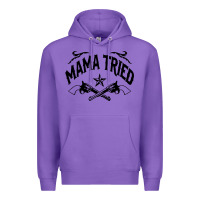 Purple mama tried guns Premium Hoodie - linhVisuals