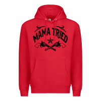 Red mama tried guns Premium Hoodie - linhVisuals