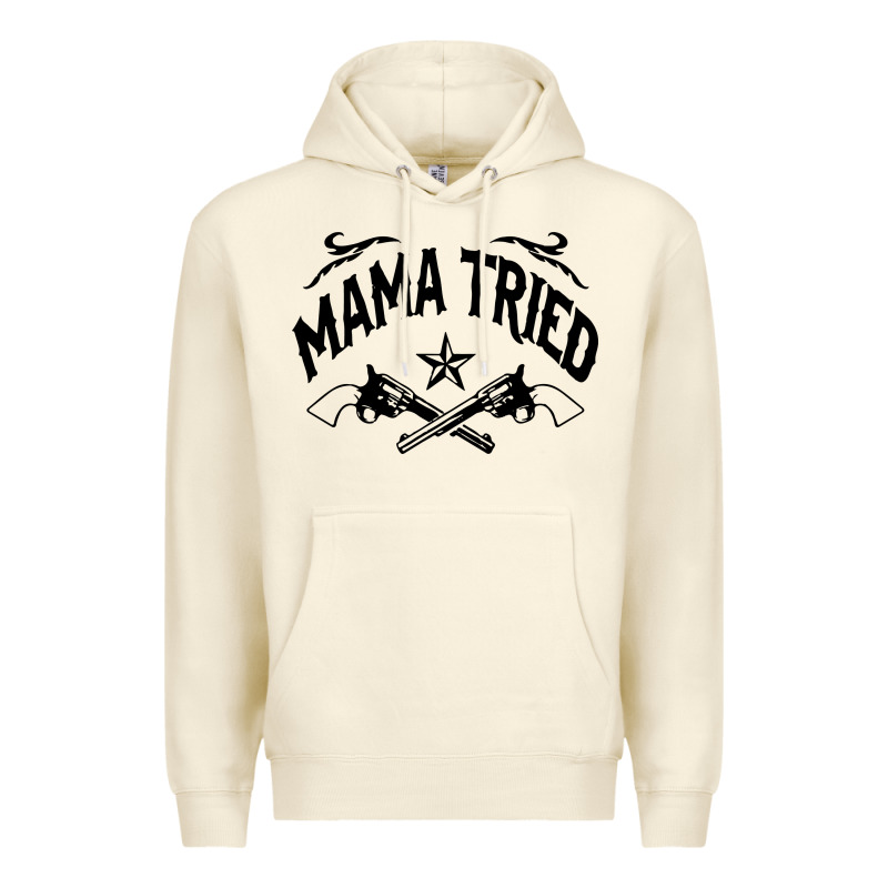 Mama Tried Guns Premium Hoodie by linhVisuals | Teevron