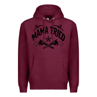 Burgundy mama tried guns Premium Hoodie - linhVisuals