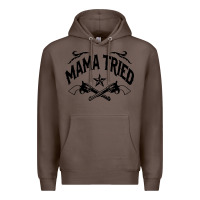 Coffee mama tried guns Premium Hoodie - linhVisuals