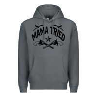 Rock mama tried guns Premium Hoodie - linhVisuals