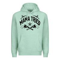 Seafoam mama tried guns Premium Hoodie - linhVisuals