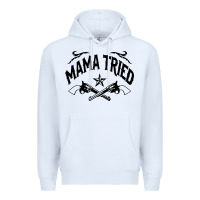 White mama tried guns Premium Hoodie - linhVisuals