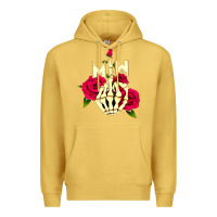 Antique Gold motionless in white Premium Hoodie - linhVisuals
