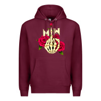 Burgundy motionless in white Premium Hoodie - linhVisuals