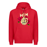 Red motionless in white Premium Hoodie - linhVisuals