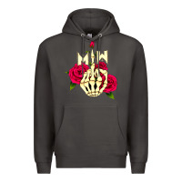 Smoke motionless in white Premium Hoodie - linhVisuals