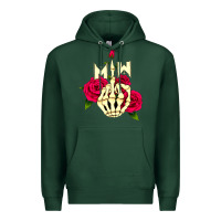 Sports Green motionless in white Premium Hoodie - linhVisuals
