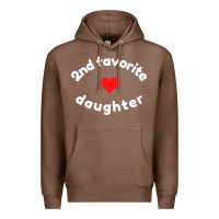 Chestnut funny 2nd second child   daughter for 2nd favorite kid sweatshirt Premium Hoodie - linhVisuals