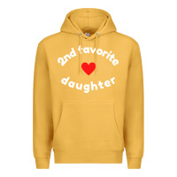 Mustard funny 2nd second child   daughter for 2nd favorite kid sweatshirt Premium Hoodie - linhVisuals