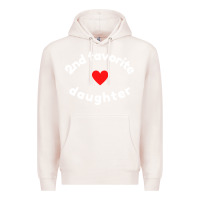 Pale Pink funny 2nd second child   daughter for 2nd favorite kid sweatshirt Premium Hoodie - linhVisuals
