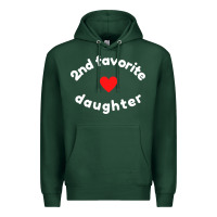 Sports Green funny 2nd second child   daughter for 2nd favorite kid sweatshirt Premium Hoodie - linhVisuals