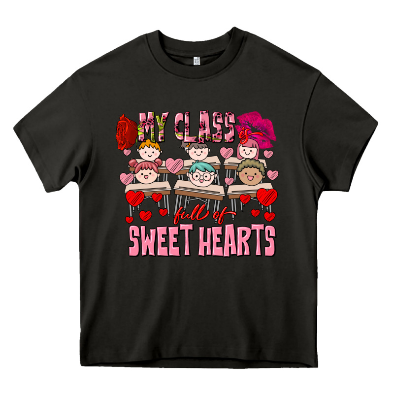 Valentine's Day My Class Is Full Of Sweet Hearts Heavy Core Tee by FaDigitalArtStudio | Teevron