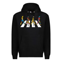 Black beatl Premium Hoodie - linhVisuals