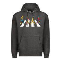 Charcoal Heather beatl Premium Hoodie - linhVisuals
