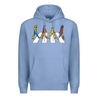 Colony Blue beatl Premium Hoodie - linhVisuals