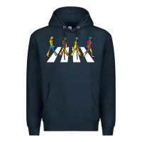 Navy beatl Premium Hoodie - linhVisuals