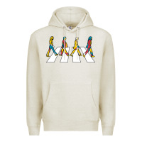 Oatmeal Heather beatl Premium Hoodie - linhVisuals