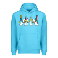 Ocean Blue beatl Premium Hoodie - linhVisuals
