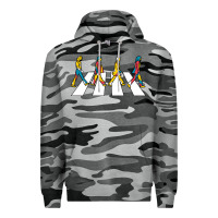 Slate Camo beatl Premium Hoodie - linhVisuals