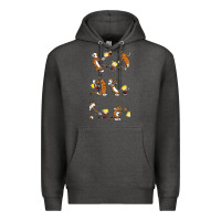 Charcoal Heather calvin Premium Hoodie - linhVisuals