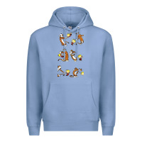 Colony Blue calvin Premium Hoodie - linhVisuals