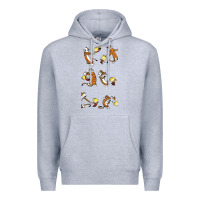 Heather Grey calvin Premium Hoodie - linhVisuals