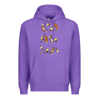 Purple calvin Premium Hoodie - linhVisuals