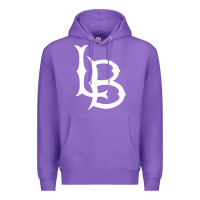 Purple long beach state athletics Premium Hoodie - linhVisuals
