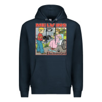 Navy MELVINS Premium Hoodie - linhVisuals
