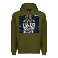 Army Green Juice shy Premium Hoodie - linhVisuals
