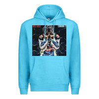 Ocean Blue Juice shy Premium Hoodie - linhVisuals