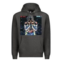 Charcoal Heather Juice shy Premium Hoodie - linhVisuals