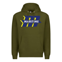 Army Green massachusetts maritime academy Premium Hoodie - linhVisuals