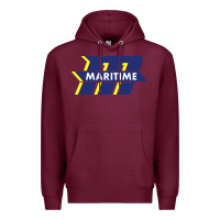 Burgundy massachusetts maritime academy Premium Hoodie - linhVisuals