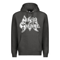 Charcoal Heather nasty savage 85 thrash metal Premium Hoodie - linhVisuals