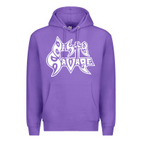 Purple nasty savage 85 thrash metal Premium Hoodie - linhVisuals