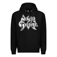 Black nasty savage 85 thrash metal Premium Hoodie - linhVisuals