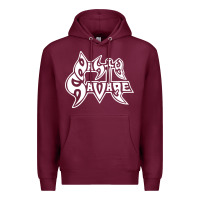 Burgundy nasty savage 85 thrash metal Premium Hoodie - linhVisuals