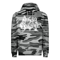 Slate Camo nasty savage 85 thrash metal Premium Hoodie - linhVisuals