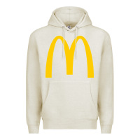 Oatmeal Heather donalds food Premium Hoodie - linhVisuals