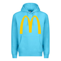 Ocean Blue donalds food Premium Hoodie - linhVisuals