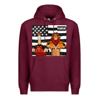 Burgundy hakonia matatonia   simba Premium Hoodie - linhVisuals