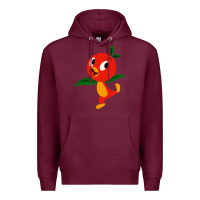 Burgundy orange bird Premium Hoodie - linhVisuals