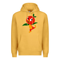 Mustard orange bird Premium Hoodie - linhVisuals
