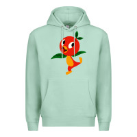 Seafoam orange bird Premium Hoodie - linhVisuals
