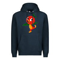 Navy orange bird Premium Hoodie - linhVisuals