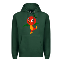 Sports Green orange bird Premium Hoodie - linhVisuals