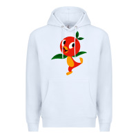 White orange bird Premium Hoodie - linhVisuals